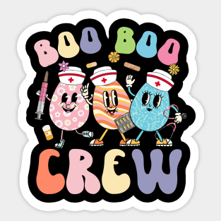 Boo Boo Crew Bunny Eggs Nurse Nursing Easter Day Sticker